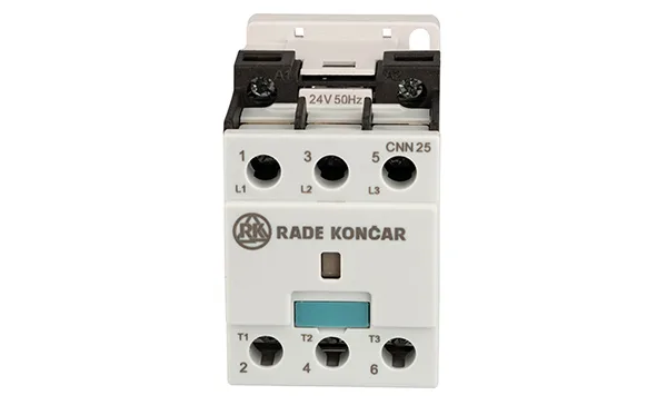 Контактор CNN 25 00 24V 50Hz, 3P, 25A/(40A по AC-1), 11kW(400VAC), 24VAC