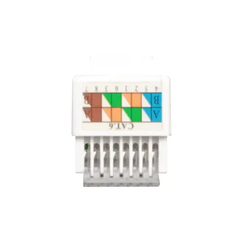 Модуль Keystone RJ45, cat. 6, UTP, 90 град., белый