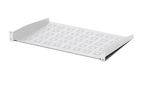 Полка для 19” щита, стационарная, 2U, Г=500мм, нагрузка 30кг, RAL7035