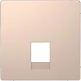 Лицевая панель Schneider Electric D-Life, центральная накладка для розетки 2-ной RJ11/RJ12, шампань, SD