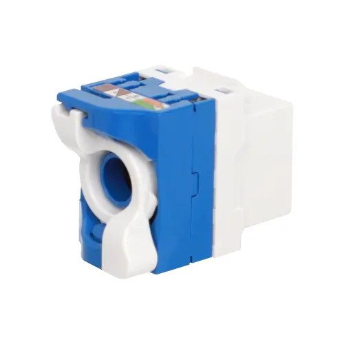 Модуль Keystone Toolless RJ45, cat. 5e, UTP, 180 град., белый