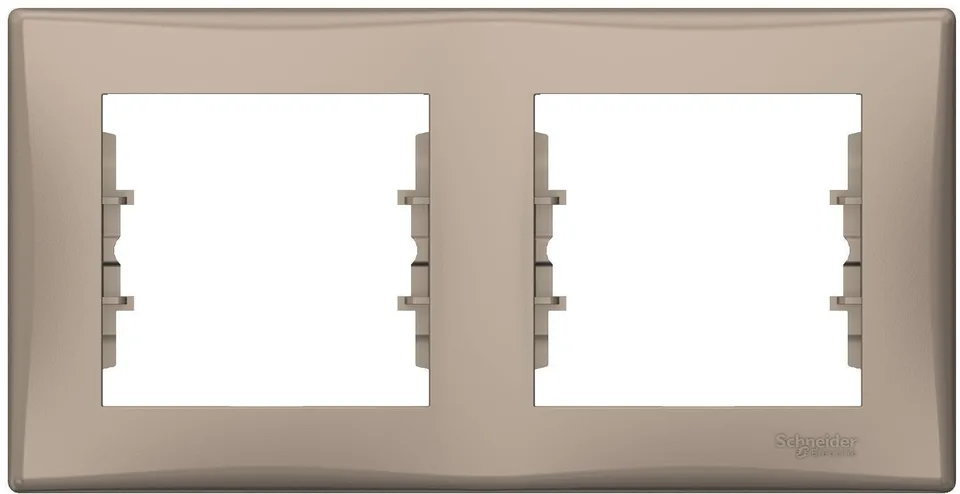 Рамка Schneider Electric Sedna, х2 горизонтальная, титан