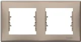 Рамка Schneider Electric Sedna, х2 горизонтальная, титан