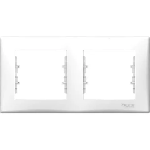 Рамка Schneider Electric Sedna, х2 горизонтальная, белый