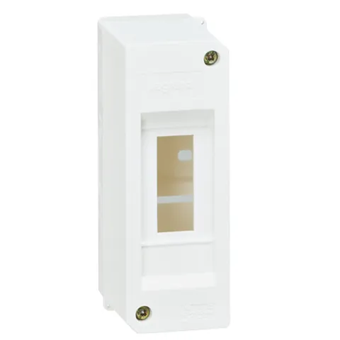 Коробка Mini S на 2 модуля, 140x52x68мм, IP30, без клемм N+PE