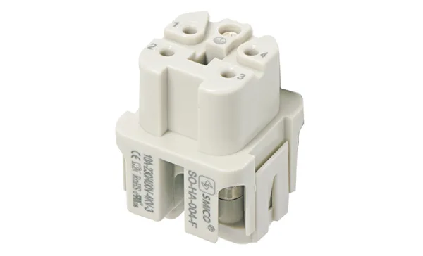 Вставка контактная, размер H3A, тип гнездо, 4P+PE, 10A, 230/400V, винтовой зажим