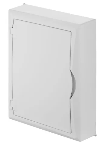 Щит навесной 2x12M, N/PE 3x 6x16+3x10mm2, белая пласт. дверь, белый RAL9003, 434x354x105mm, IP40