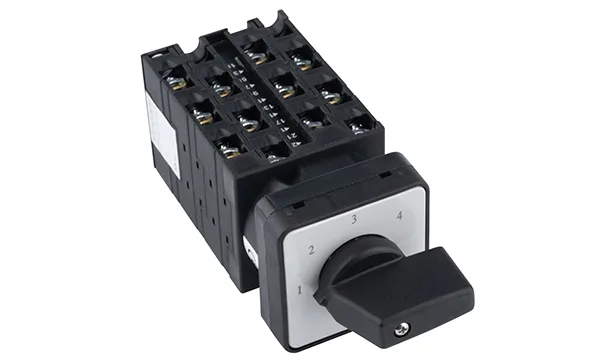 Переключатель UKT0-6-8271/E, 3P, 20A, тип 1-2-3-4, 3NO на 1_4, на дверь, фронт IP65