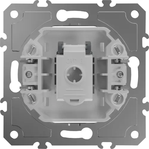 Механизм розетки RJ45 одиночная cat.6/ClassE-8, серия D16