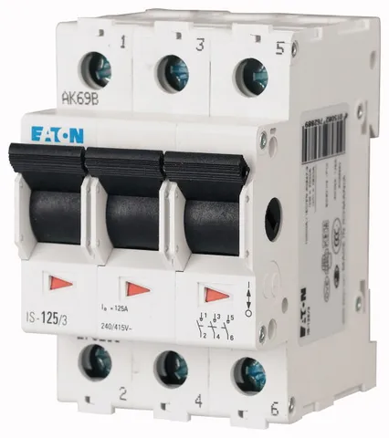 Выключатель нагрузки IS-100/3, 3P, 100A, 10kA, 3M