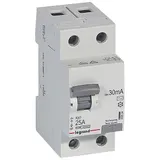 УЗО RX3, электромеханическое, 2P, 25A, 10kA, 30mA, тип AC, 2M