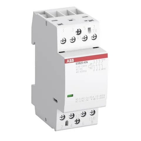 Контактор модульный ESB25-04N-06, 25A, 4NC, 230_240VAC/DC, 2M