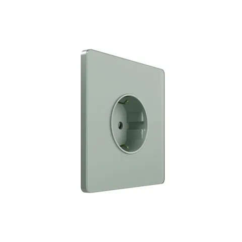 Розетка Systeme Electric Infinity, скрытой установки с зк (250В, 16А, защит. шторки), Таежное утро