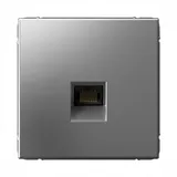 Розетка компьютерная Systeme Electric ArtGallery, RJ45, кат. 5е, механизм, сталь