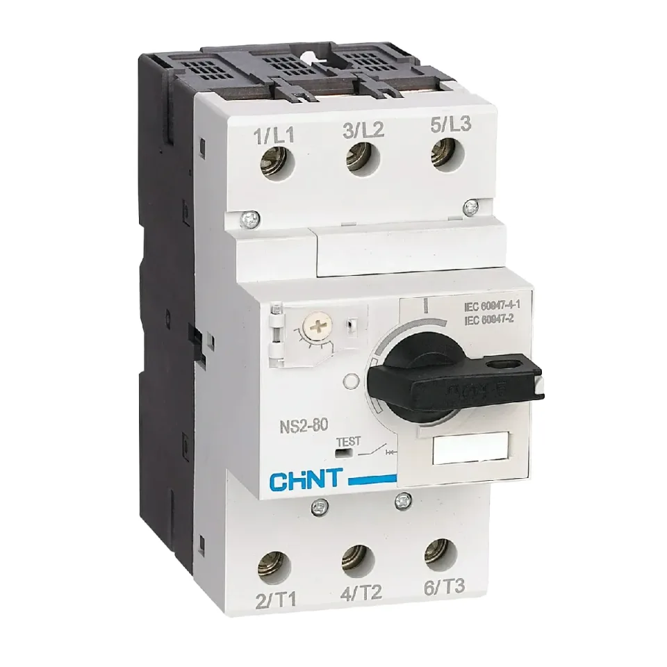 Авт. выкл. защиты двигателя NS2-80 48-65A с поворотной ручкой (R)