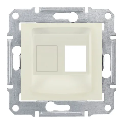 Адаптер Schneider Electric Sedna, для коннекторов амр одиночн, беж