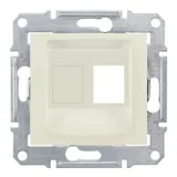 Адаптер Schneider Electric Sedna, для коннекторов амр одиночн, беж