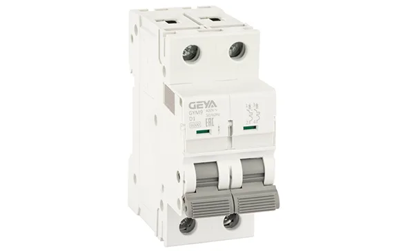 Авт. выключатель GYM9-2P-1D, 2P, 1A, хар-ка D, 6kA, 2M