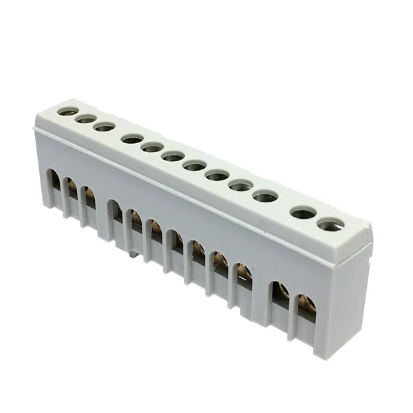 Клеммник Morek для фазы A12H 1P 12x1,5_16mm² Cu, 63A, 690V, серый, IP20