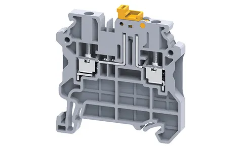 Клемма с ножевым размыкателем CYK2.5 /5x50mm, винтовая, 2 присоед., 2,5(max 4)mm2, 20A, 500V, серая