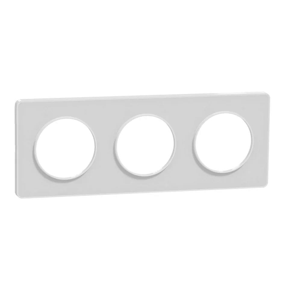 Рамка 3-постовая Schneider Electric Odace S520806, белый