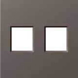 Накладка 2-я для розеток RJ45, TV, SAT, мокко, серия A07