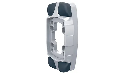 Держатель настенные ETR120, RAL7035/RAL5020, m=0,816кг