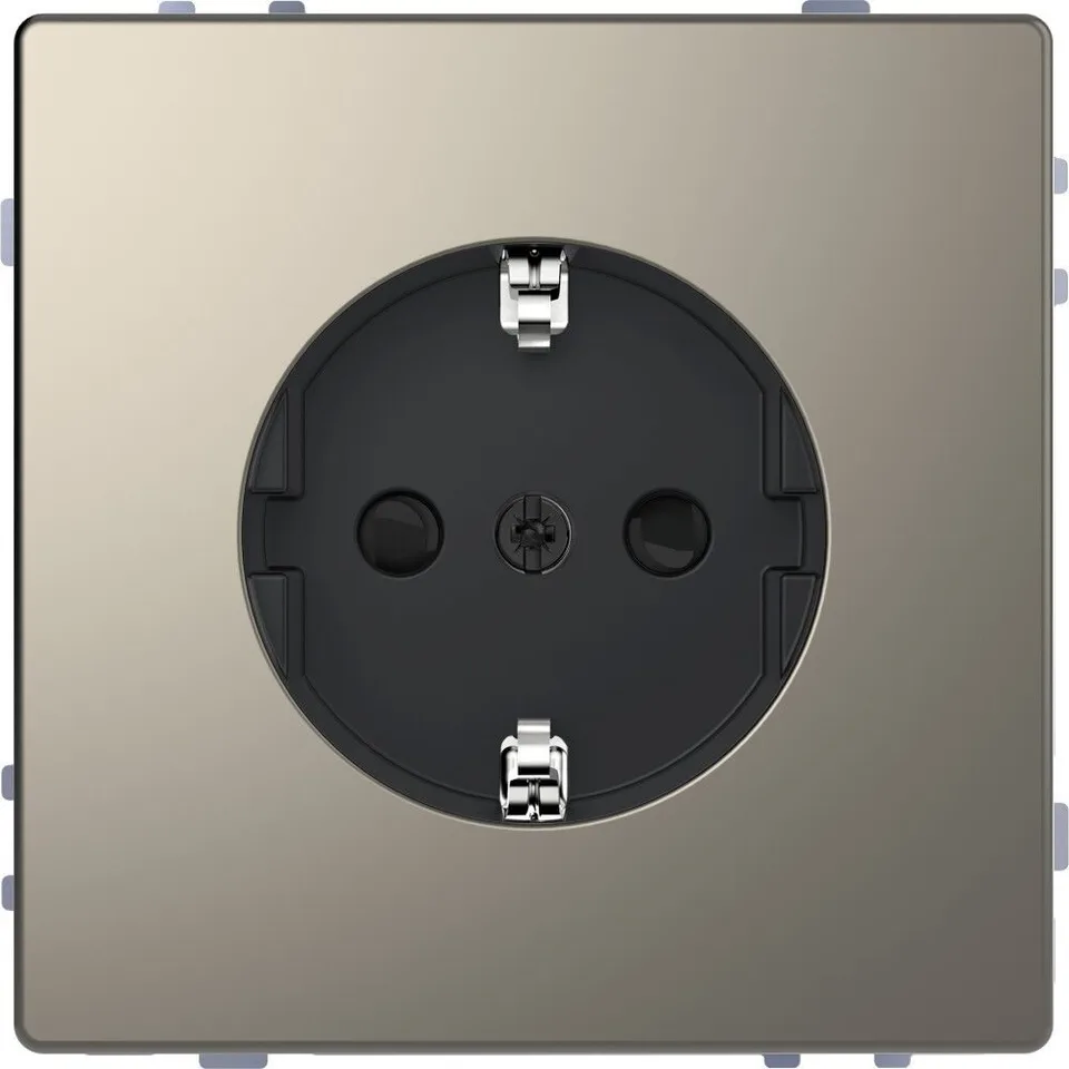 Розетка Schneider Electric D-Life, 16А, с з/к и шт, винт. зажим., никель, SD