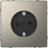 Розетка Schneider Electric D-Life, 16А, с з/к и шт, винт. зажим., никель, SD
