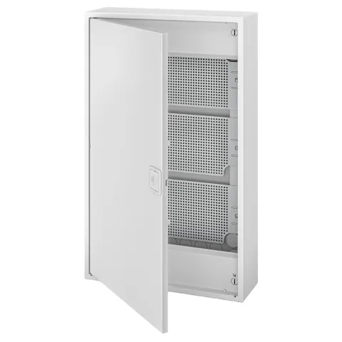 N36-ALFA W IT, Щит навесной мультимедийный, 3 ряда, белая дверца, IP40