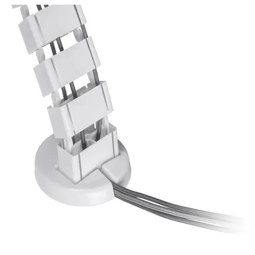 Кабель-канал вертикальный гибкий SquareDesign, пластик, белый, длина 0.792м