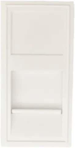Розетка DEC RJ45 UTP кат.6a, 1мод., бел. (22.5х45мм)