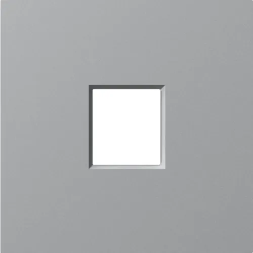 Накладка 1-я для розеток RJ45, TV, SAT, HDMI, матовый серый, серия A07