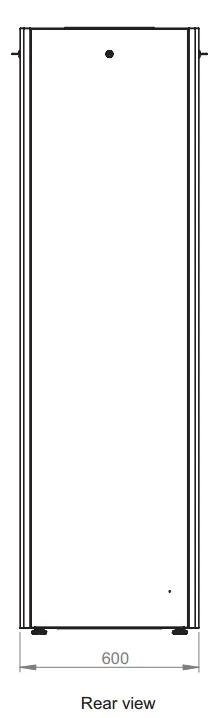 Щит телекоммуникационный 19", 42U, ВxШxГ 2010x600x600мм, DYNAmic Basic, напольный, перед. дверь стекло, задняя глухая металлич., черный