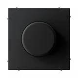 Диммер (светорегулятор) Systeme Electric ArtGallery, накладка для светорегулятора, карбон