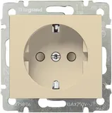 Valena - Розетка 2P+E нем. стд. автозажим, со шторками, сл.кость
