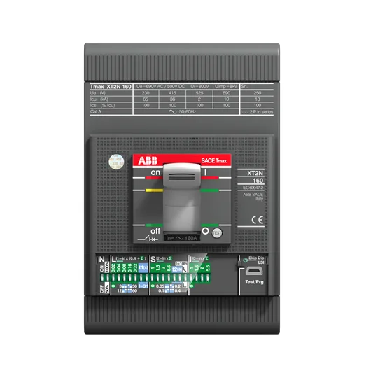 Авт. выкл. Tmax XT2 160/10A, 3P, 50кA, Ekip LS/I, Iт.р.=0,4...1Iн, Iэ.р.=1...10Iн, селективный