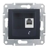 Розетка Schneider Electric Sedna, телеф., графит