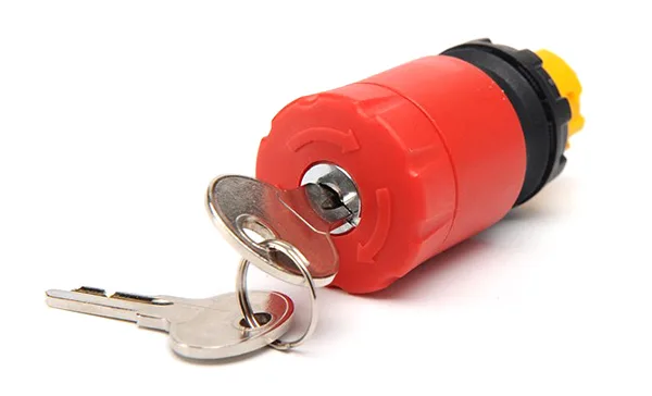 Головка кнопки аварийной остановки CP 30mm, разблок. ключом, 22mm, IP65