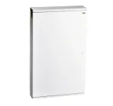 EMFS4 96W, Щит навесной металлический, 4 ряда, 96 мод., белая дверь, IP30