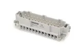 Разъем многополюсный EB, вилка, 24P (1-24), 16A 400V, винтовой зажим, пластик V0