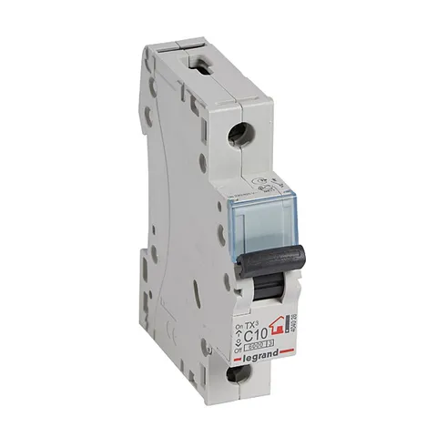 Авт. выключатель TX3, 1P, 10A, хар-ка C, 6kA, 1M