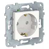 Клемма Schneider Electric Unica, NEW розетка с зазем., со штор., с быстрозажим., 16А, 250В, белый