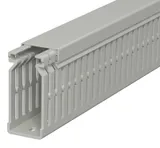 Перфокороб LK4 N 60025, органайзер для шкафов, 60 x 25 мм (глубина х ширина крышки), L=2000мм, RAL 7030 серый
