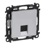 Valena Life - Розетка 1хRJ-45 UTP CAT5E, алюминий (инд. упаковка)