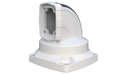Держатель угловой (90°) поворотный (310°) напольный ETR045, RAL7035/RAL5020, m=1,7кг
