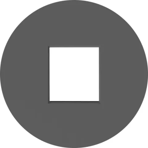 Накладка 1-я для розеток RJ45, TV, SAT, HDMI, матовый шоколад, серия D16