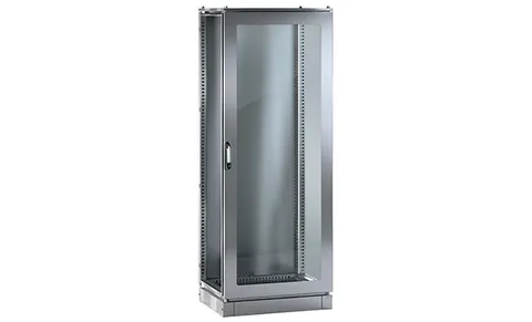 Щит в сборе ENUX 2000x1000x600мм (ВxШxГ), нерж. сталь, дверь прозрачная, IP55