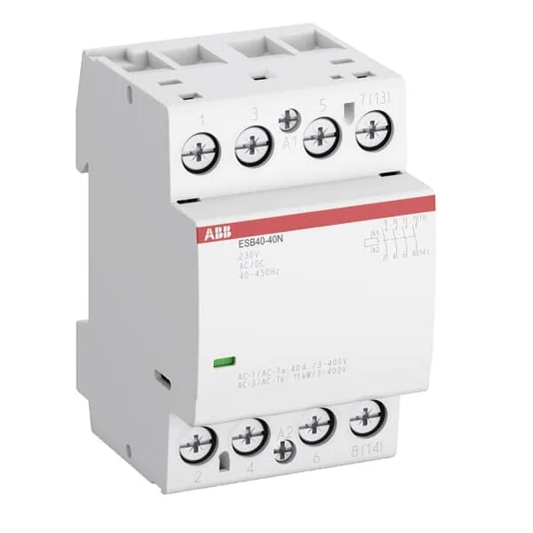 Контактор модульный ESB40-30N-06, 40A, 3NO, 230VAC/DC, 3M