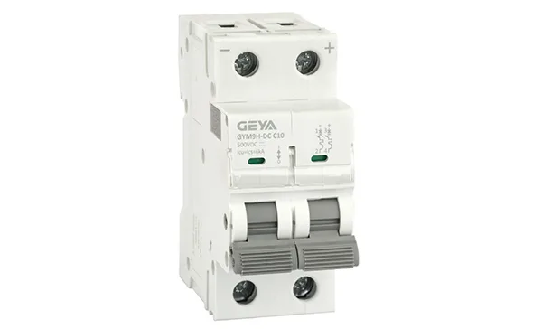 Авт. выкл. GYM9HDC-2P-10C, 2P, 10A, хар-ка C, 6kA, 250VDC, 2M
